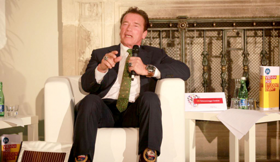 Treffen mit Arnold Schwarzenegger
